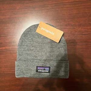 Patagonia Gray Cuffed Beanie